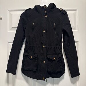 Women's Black Utility Jacket